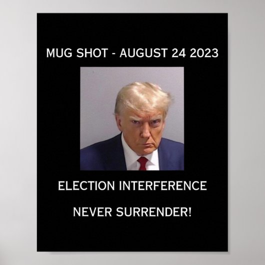 Poster Interférence Électorale Ne Cessez Jamais ! (Devant)