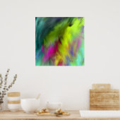 Poster intérieur Ab44 art abstrait vif (Cuisine)