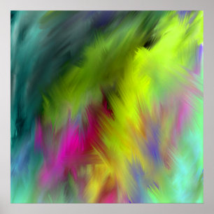 Poster intérieur Ab44 art abstrait vif