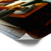 Poster Intérieur Architectural Moderne du milieu du siècl (Coin)