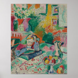 Poster Intérieur avec petite fille Matisse