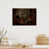 Poster Intérieur avec soldats et femmes (Cuisine)