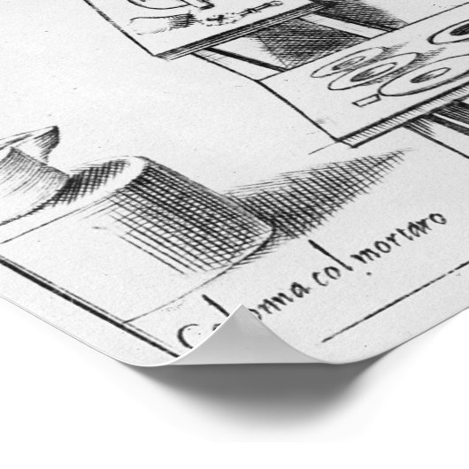 Poster Intérieur cuisine (Coin)