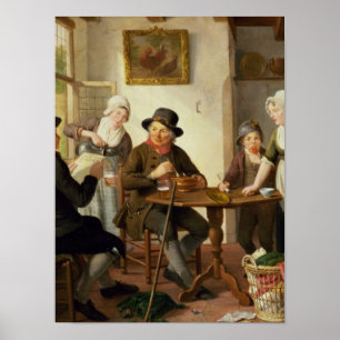Poster Intérieur de cottage