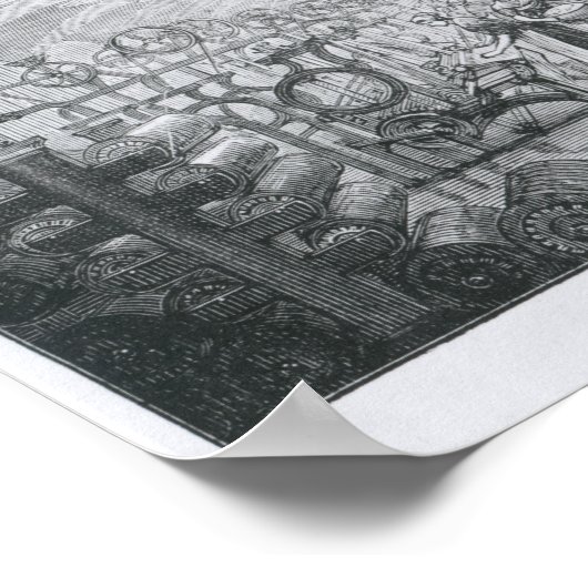 Poster Intérieur de Flax-Mill de Marshall (Coin)