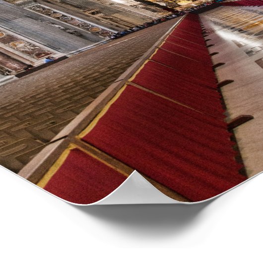 Poster Intérieur de la basilique Saint-Pierre (Coin)