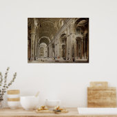 Poster Intérieur de la basilique Saint-Pierre de Rome (Cuisine)
