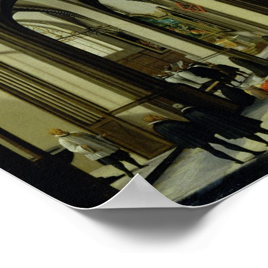 Poster Intérieur de la cathédrale d'Anvers (Coin)