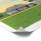 Poster Intérieur de la chapelle jésuite dans le vieux châ (Coin)