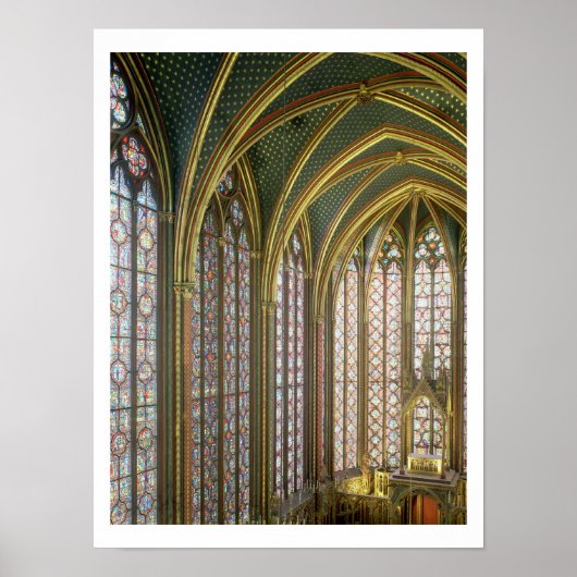 Poster Intérieur de la chapelle supérieure regardant vers (Devant)