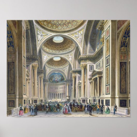 Poster Intérieur de La Madeleine, Paris (Devant)