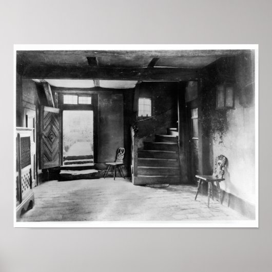 Poster Intérieur de la maison de Johann Sebastian Bach (Devant)