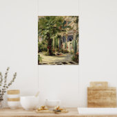 Poster Intérieur de la Maison Palm à Potsdam, 1833 (Cuisine)