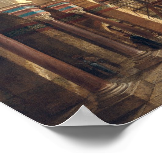 Poster Intérieur de la mosquée El Mooristan au Caire (Coin)