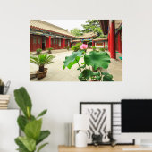 Poster Intérieur de la pagode de Chine (Bureau à domicile)