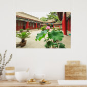 Poster Intérieur de la pagode de Chine (Cuisine)