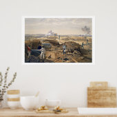 Poster Intérieur de la Redan, assiette de 'Le Siège de la (Cuisine)
