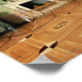 Poster Intérieur de la salle à manger verte (Coin)