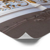 Poster Intérieur de l'église de Wieskirche (Coin)
