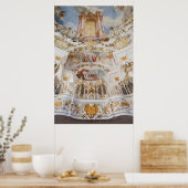 Poster Intérieur de l'église de Wieskirche (Cuisine)