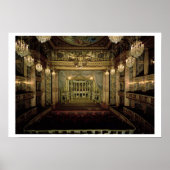 Poster Intérieur de l'Opéra, achevé en 1770 (re (Devant)