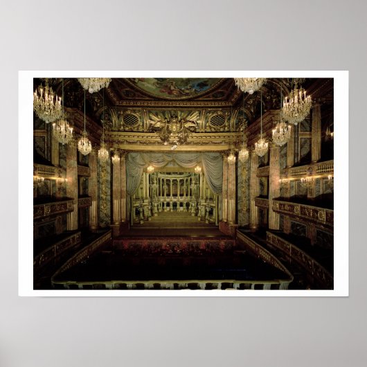 Poster Intérieur de l'Opéra, achevé en 1770 (re (Devant)
