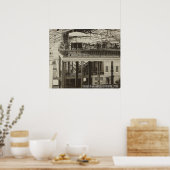 Poster Intérieur de San Francisco Sutro Bains 1908 (Cuisine)