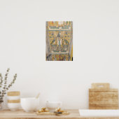 Poster Intérieur du cercueil d'Imenemipet (Cuisine)