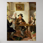 Poster Intérieur du chalet (Devant)