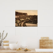Poster Intérieur du Colisée, Rome, Italie (Cuisine)