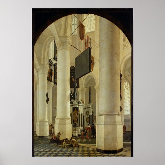 Poster Intérieur du Kerk Nieuwe (Devant)