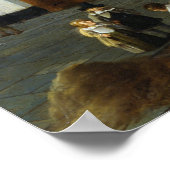 Poster Intérieur du Kerk Oude à Delft (Coin)