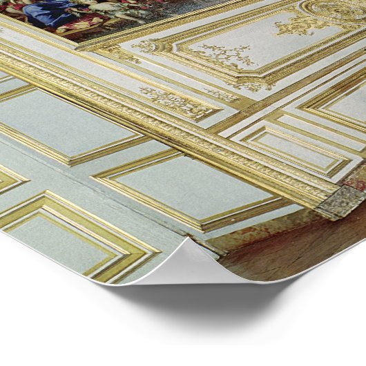 Poster Intérieur du Salon de l'Oeil de Boeuf (Coin)