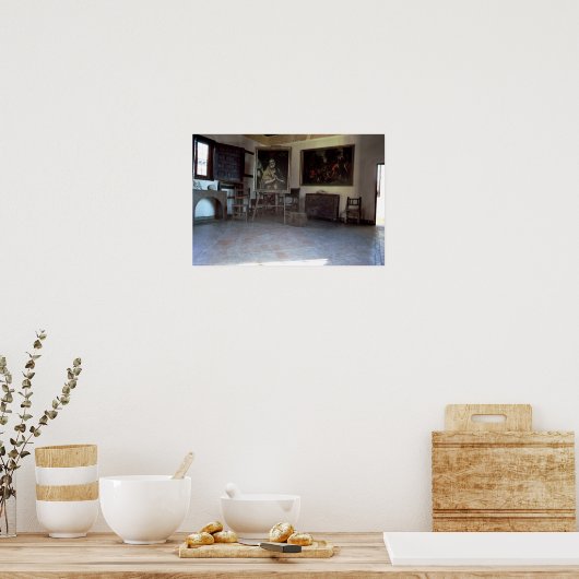 Poster Intérieur du studio d'El Greco (Cuisine)