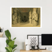 Poster Intérieur du Temple d'Abu Simbel, de "Egypt (Bureau à domicile)