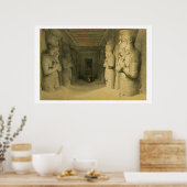 Poster Intérieur du Temple d'Abu Simbel, de "Egypt (Cuisine)