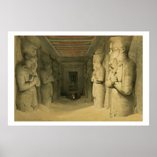 Poster Intérieur du Temple d'Abu Simbel, de "Egypt (Devant)
