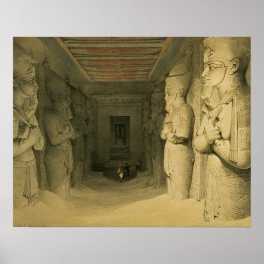 Poster Intérieur du Temple d'Abu Simbel, de "Egypt (Devant)