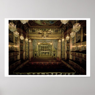 Poster Intérieur du théatre de l'opéra, accompli en 1770