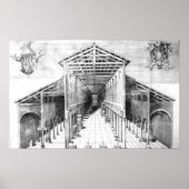 Poster Intérieur du Vieux Saint Pierre, Rome (Devant)