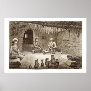 Poster Intérieur d'un atelier de potter, du volume II Ar