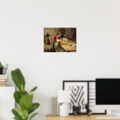 Poster Intérieur d'un atelier d'Gilding de cadre (Bureau à domicile)