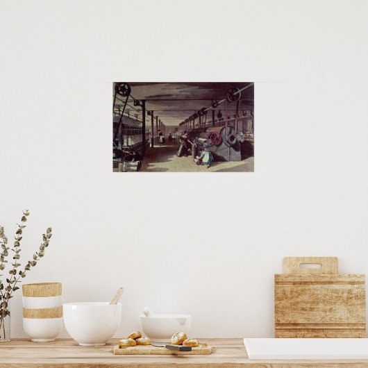 Poster Intérieur d'un moulin (Cuisine)