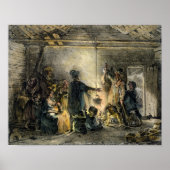 Poster Intérieur d'une cabane de mineurs de charbon (Devant)