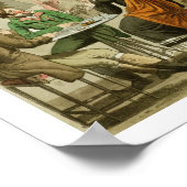 Poster Intérieur d'une maison de café, pub pour William P (Coin)