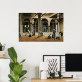 Poster Intérieur d'une mosquée, 1870 Jean-Leon Gerome (Bureau à domicile)