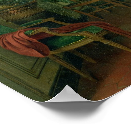 Poster Intérieur d'une salle à manger, 1816 (Coin)