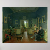 Poster Intérieur d'une salle à manger, 1816 (Devant)
