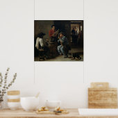 Poster Intérieur d'une taverne, 1859 (Cuisine)