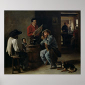Poster Intérieur d'une taverne, 1859 (Devant)